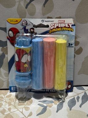 Strom Spidey Amazing Friends Chalk Set - Blue, Pink, Yellow